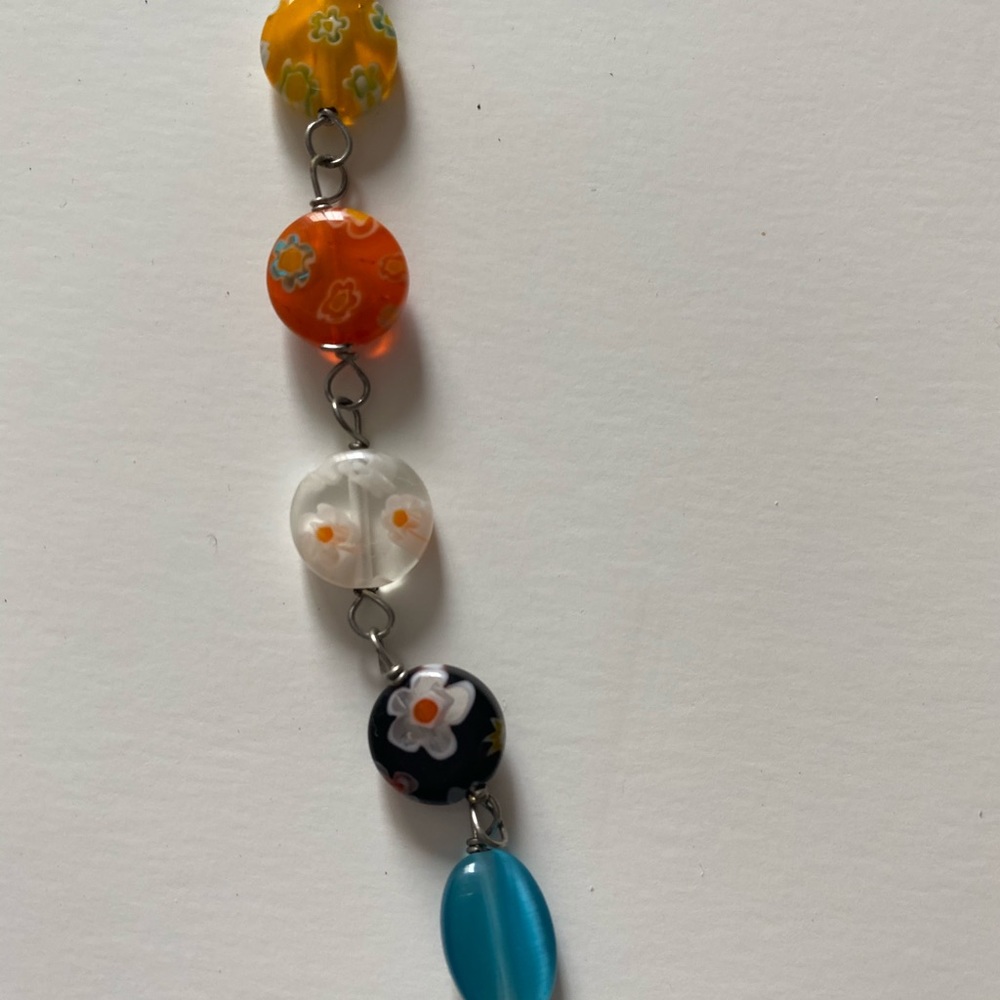 Cookie Lee Necklace Hand Blown Art Glass - Picture 6 of 9